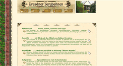 Desktop Screenshot of dresdner-bergbahnen.de