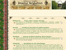 Tablet Screenshot of dresdner-bergbahnen.de